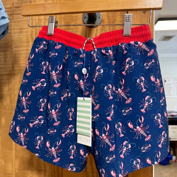 Prodoh Boys Boogie Board Swim Trunk in Lobster Print - Picture 2 of 2